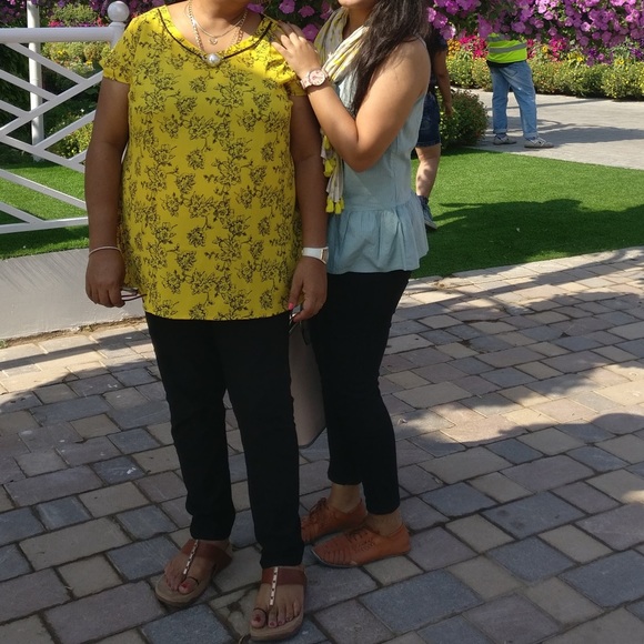 Alto Moda plus size yellow top - Picture 2 of 4